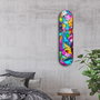 Wallity Pintura Decorativa Graffiti Abstract de Vidrio Templado 20 x 80 cm
